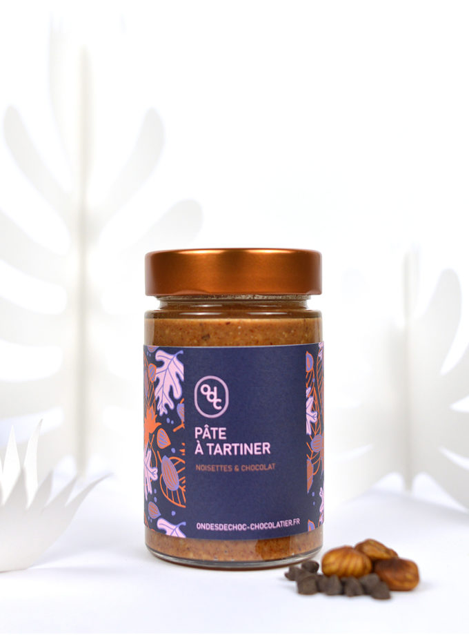 Pâte à tartiner noisettes et chocolat