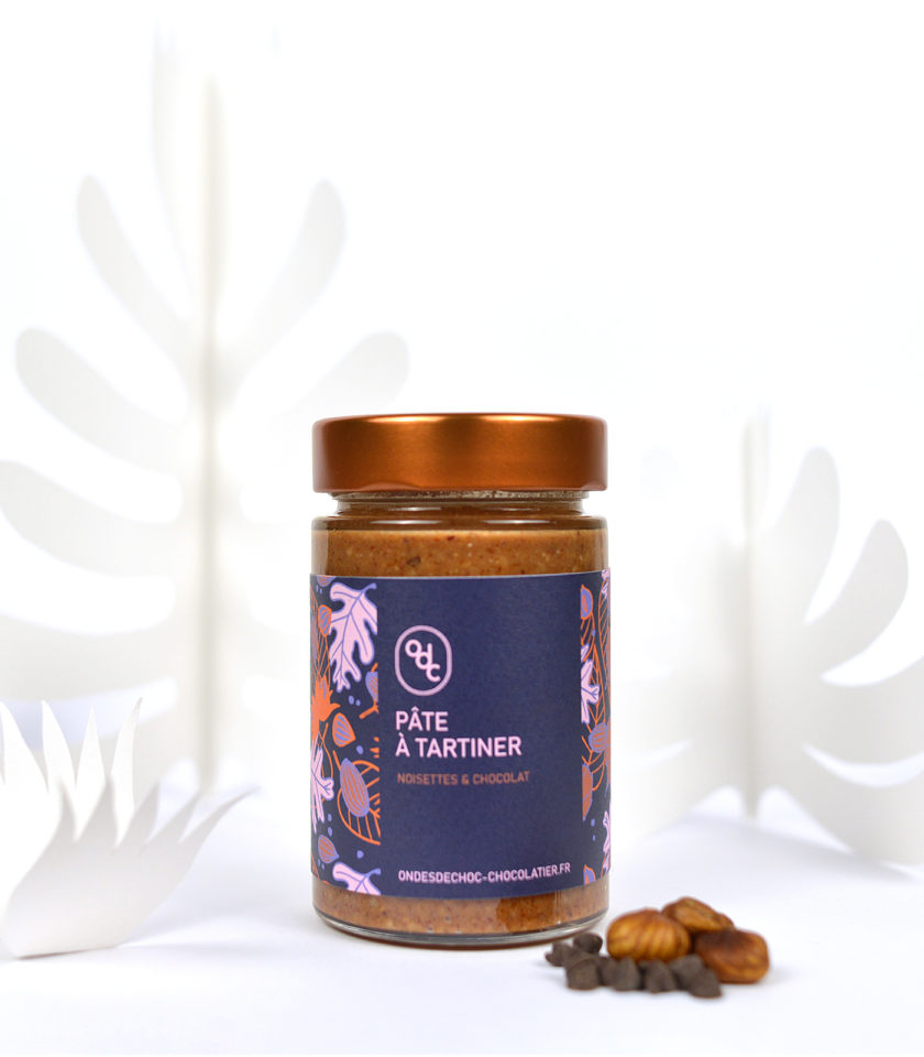 Pâte à tartiner noisettes et chocolat