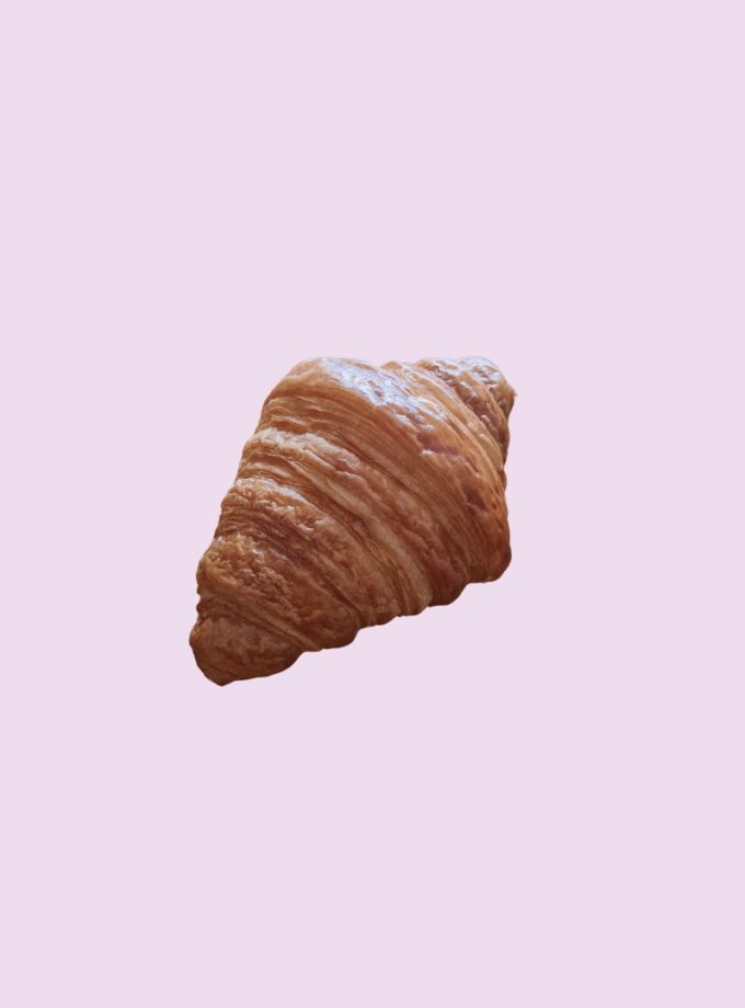 Croissant feuilleté nature