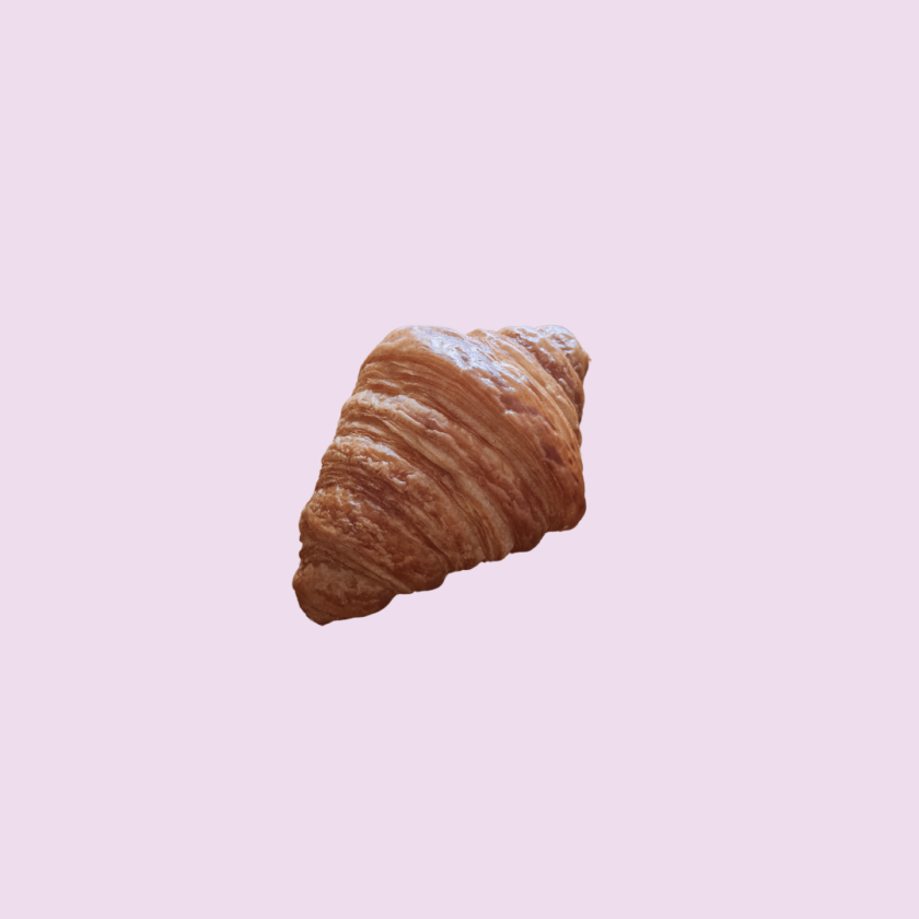 Croissant feuilleté nature